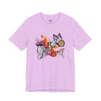 Be Yourself Butterfly T-Shirt — Inspirational Floral Watercolor Tee