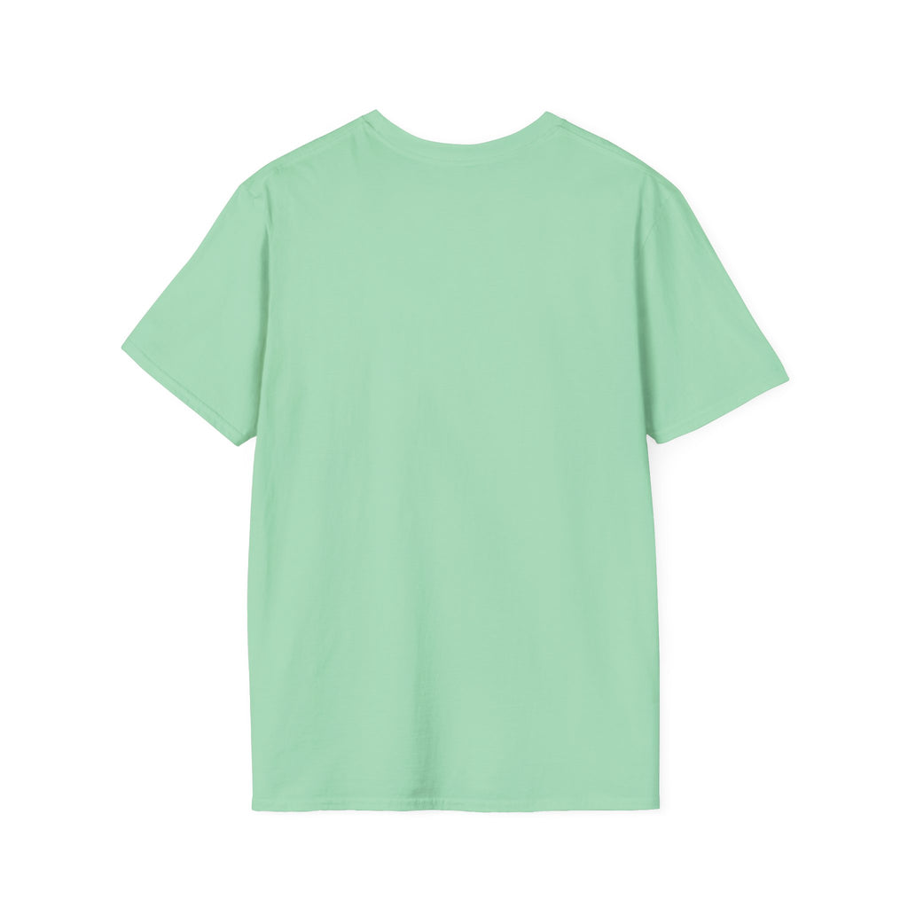 Mental Health Awareness Unisex Softstyle T-Shirt - Supportive Green Ribbon Design