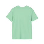 Mental Health Awareness Unisex Softstyle T-Shirt - Supportive Green Ribbon Design