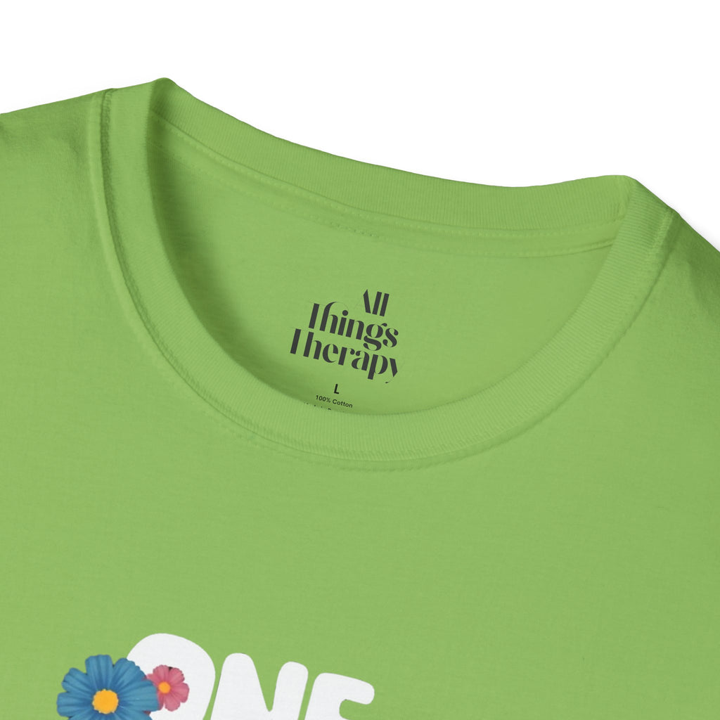 One Mental Breakdown Later Unisex Softstyle T-Shirt - Cozy Humor Tee