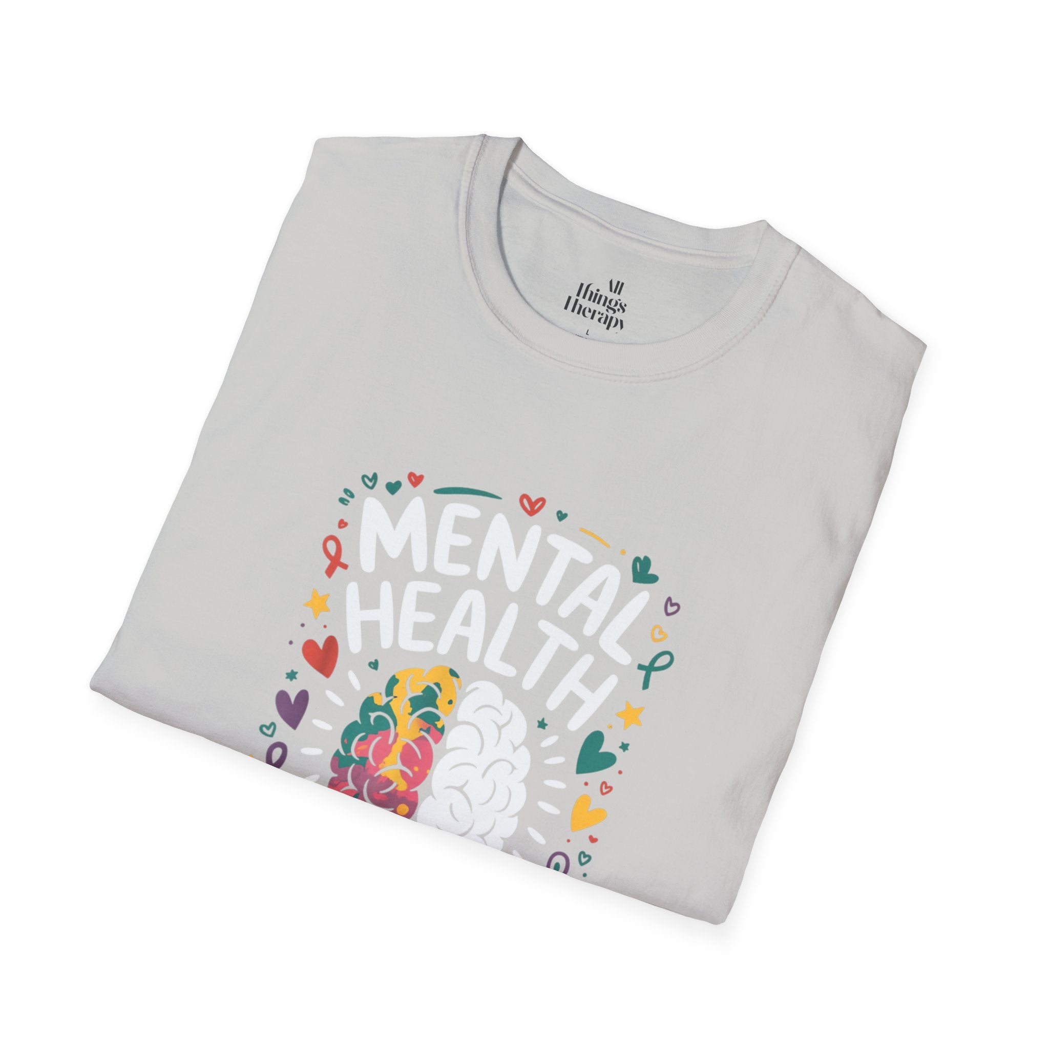 Mental Health Matters Unisex Softstyle T-Shirt | Support Mental Wellbeing