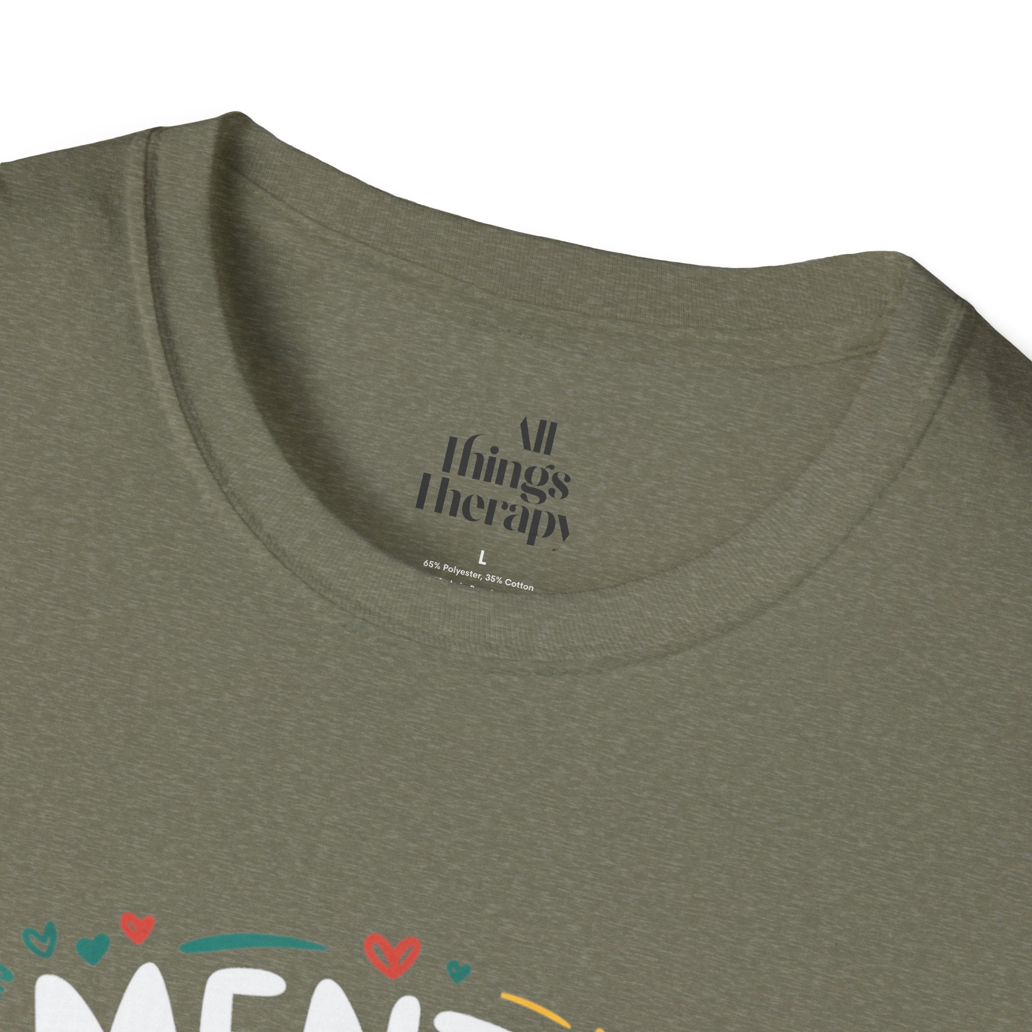Mental Health Matters Unisex Softstyle T-Shirt | Support Mental Wellbeing