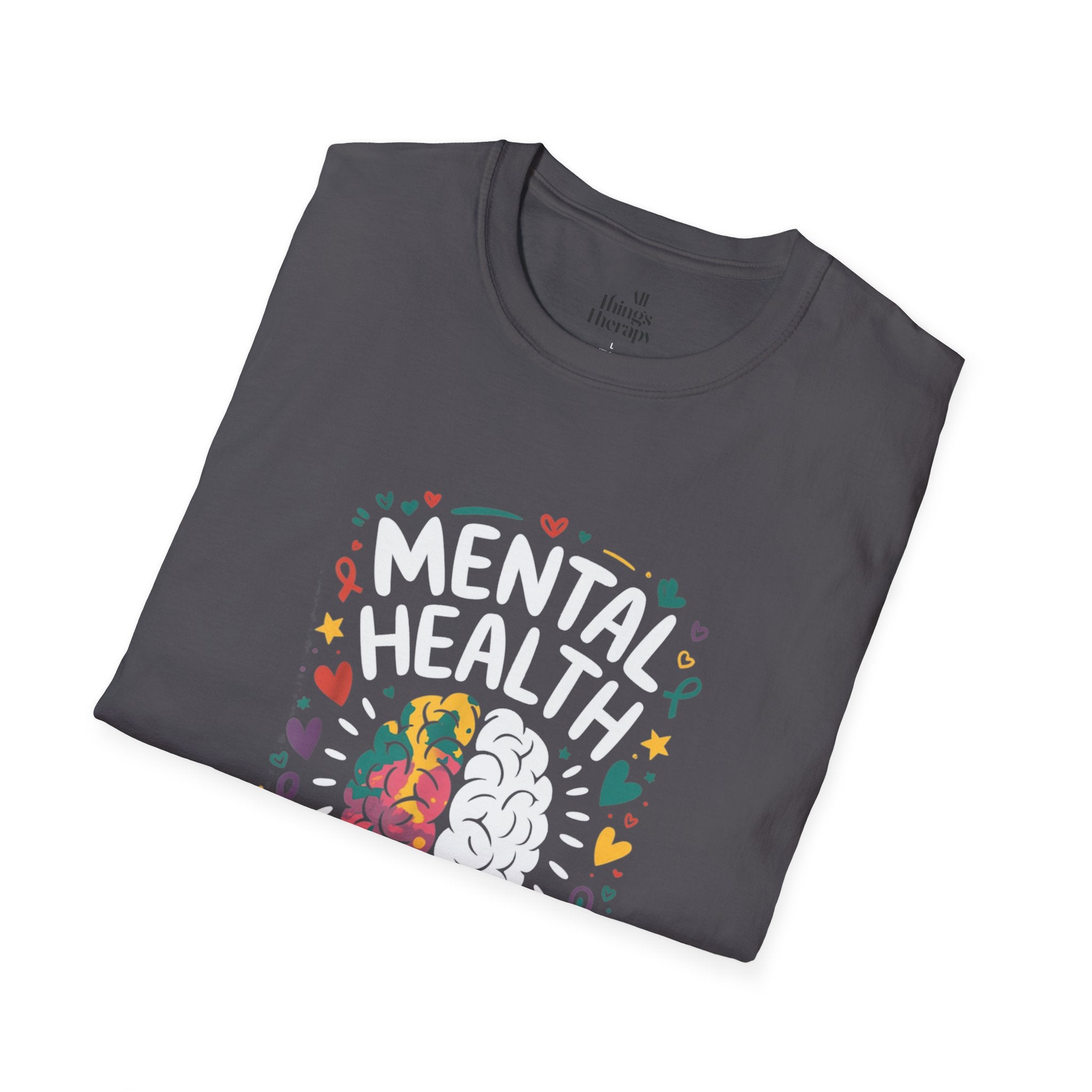 Mental Health Matters Unisex Softstyle T-Shirt | Support Mental Wellbeing