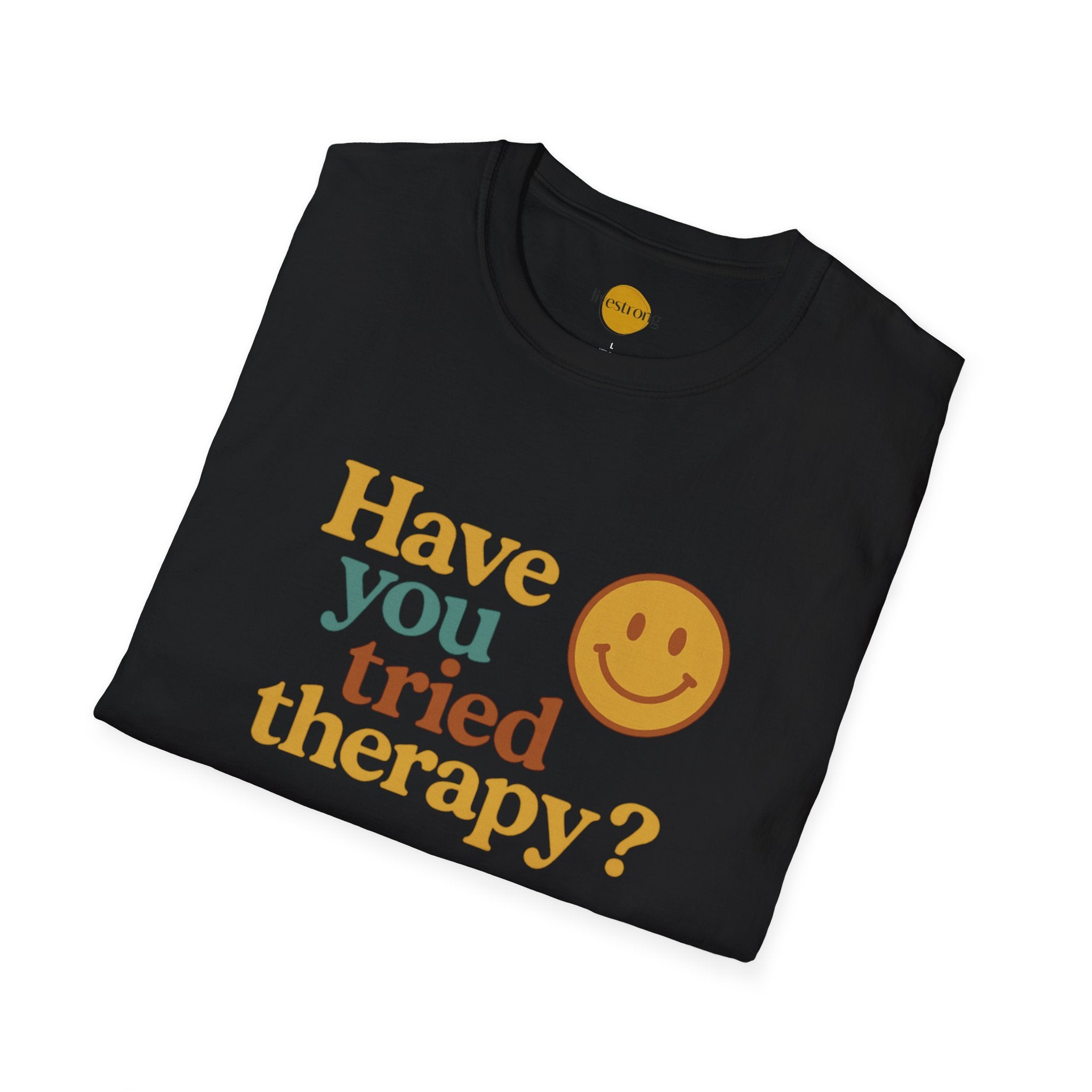 Mental Health Awareness Tee, Unisex Therapy Shirt, Positive Vibes T-Shirt, Self-Care Gift, Casual Wear for Everyone