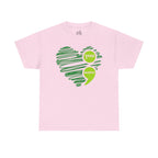 T‑Shirt — Green Scribble Heart “You Matter” Mental Health Awareness Tee