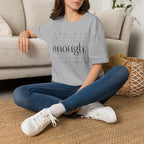 Enough. Inspirational Graphic T‑Shirt — 'You Are Just As You Are' Minimal Tee