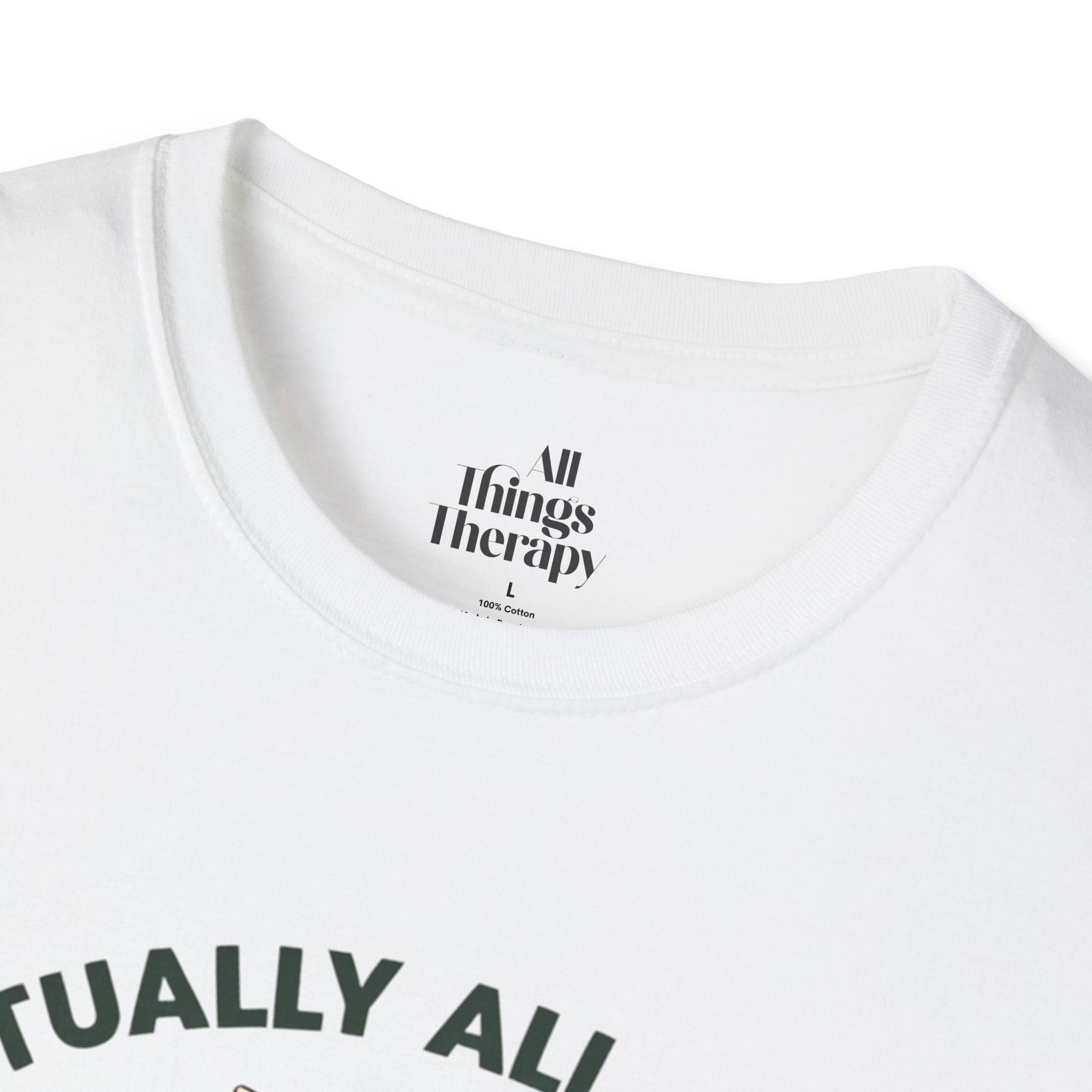 Bunny Graphic Tee - 'Actually All of My Systems Are Nervous' Unisex T-Shirt