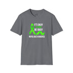 Unisex Softstyle T-Shirt - 'To Not' Green Ribbon Awareness Tee