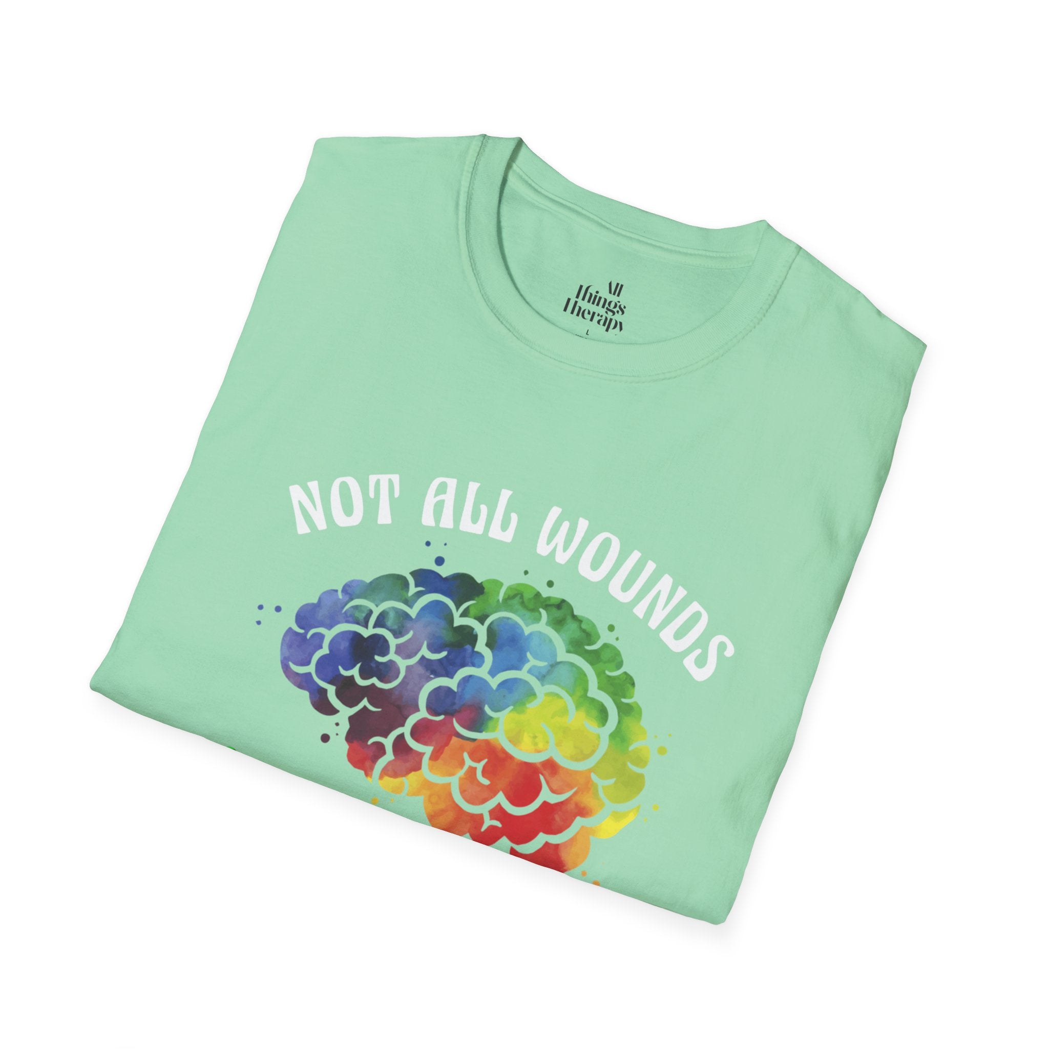 Mental Health Awareness T-Shirt – Not All Wounds Are Visible