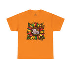 Juneteenth Floral Unisex Heavy Cotton Tee, Celebrate Freedom, Black History Month, Gift for Activists, Summer T-Shirt, Equality Apparel