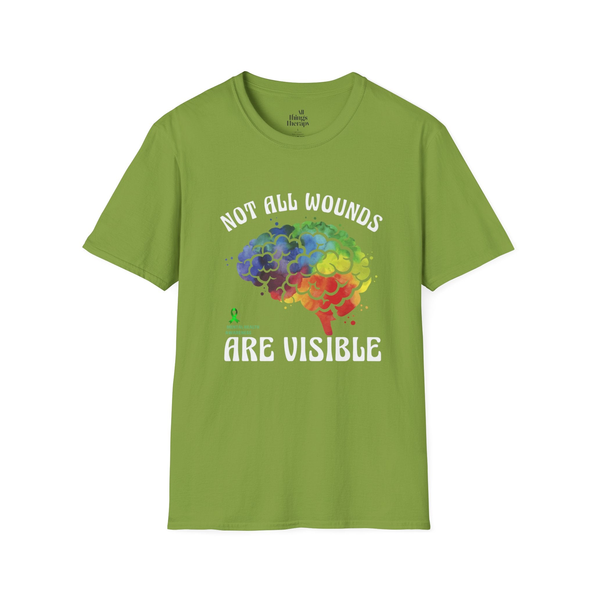 Mental Health Awareness T-Shirt – Not All Wounds Are Visible