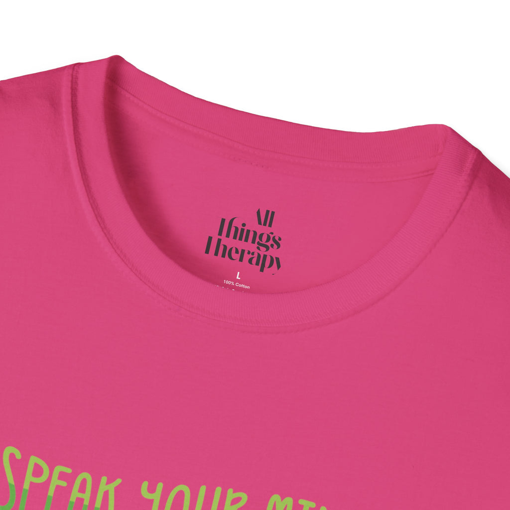 Speak Your Mind Graphic T-Shirt | Unisex Softstyle Tee for Self-Expression