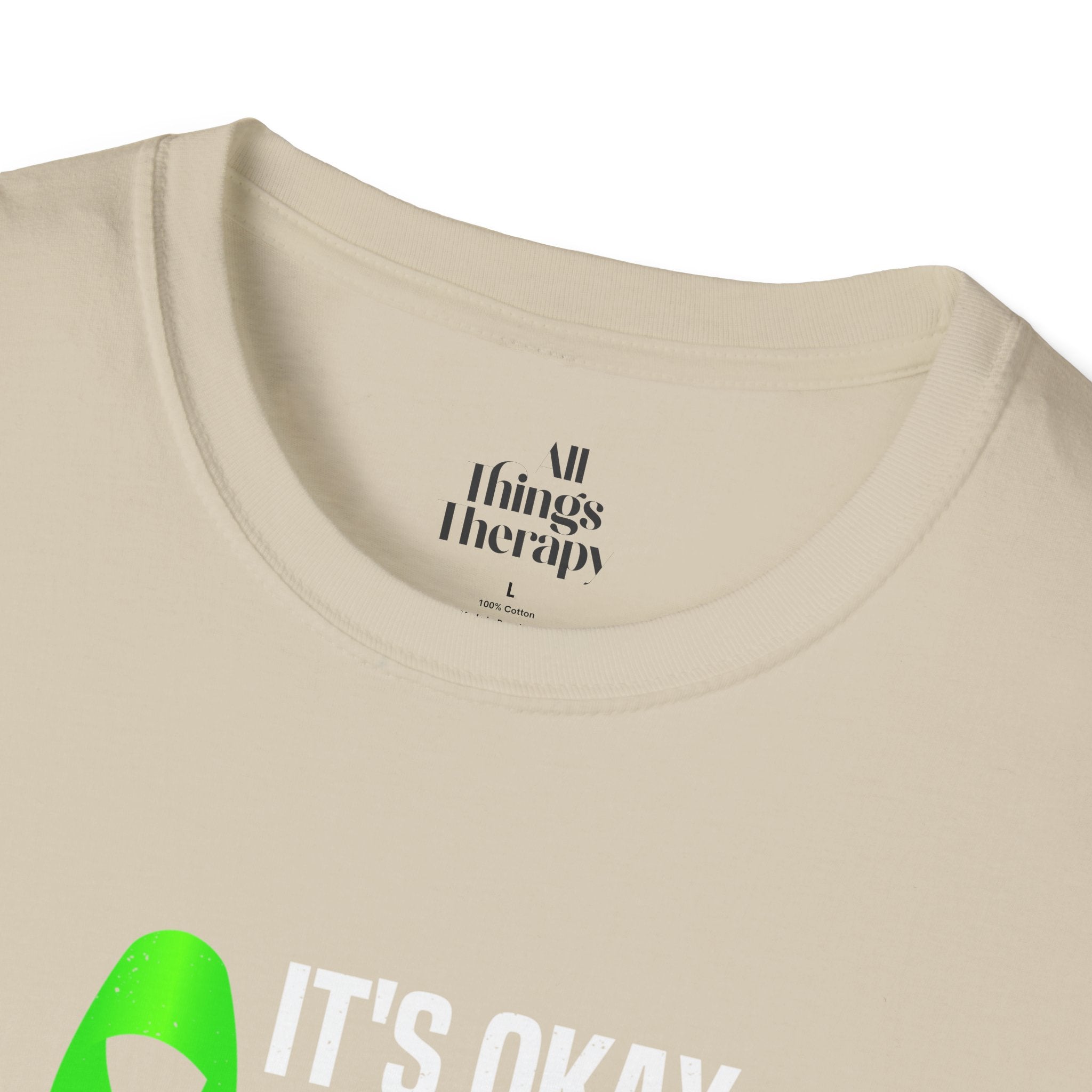 Unisex Softstyle T-Shirt - 'To Not' Green Ribbon Awareness Tee