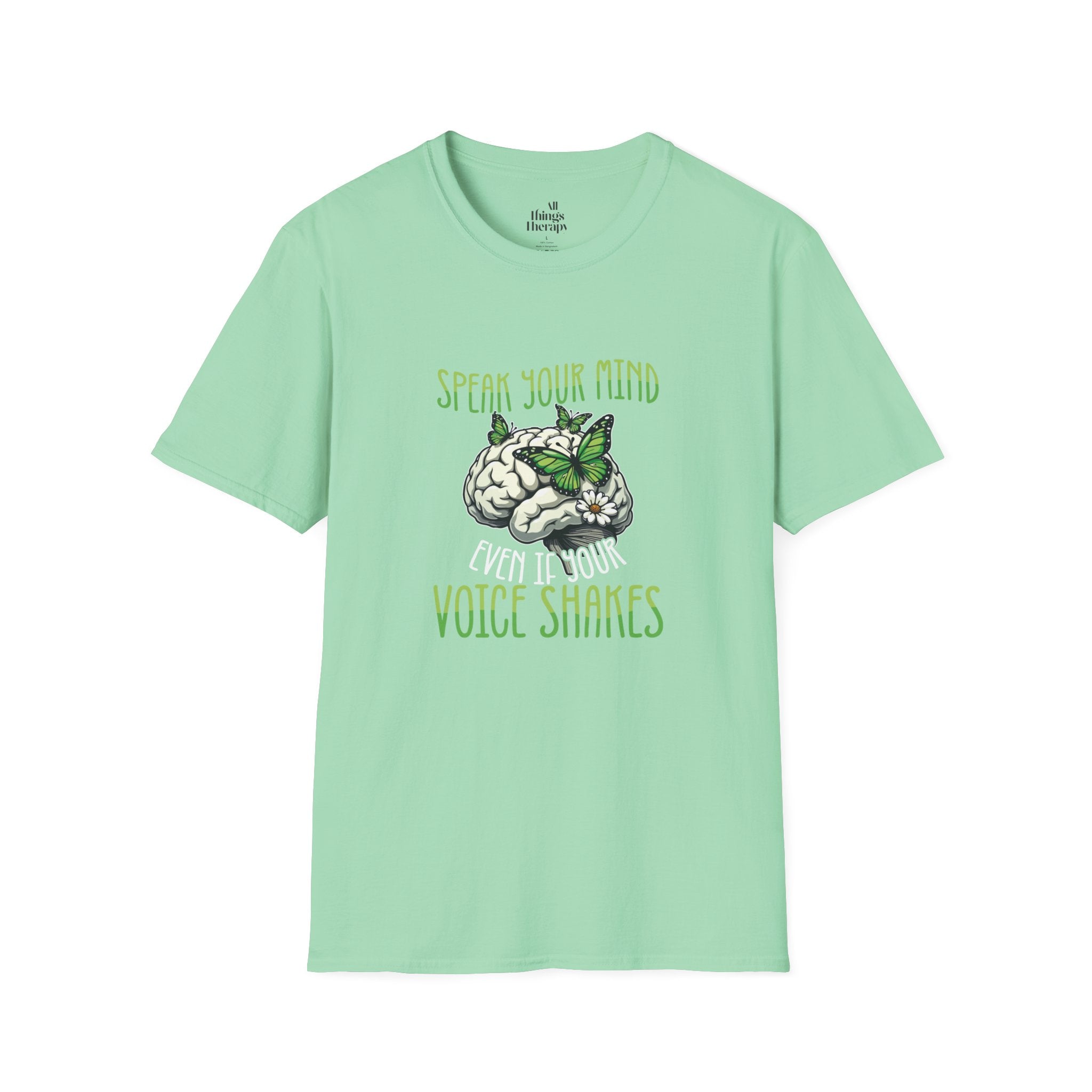 Speak Your Mind Graphic T-Shirt | Unisex Softstyle Tee for Self-Expression