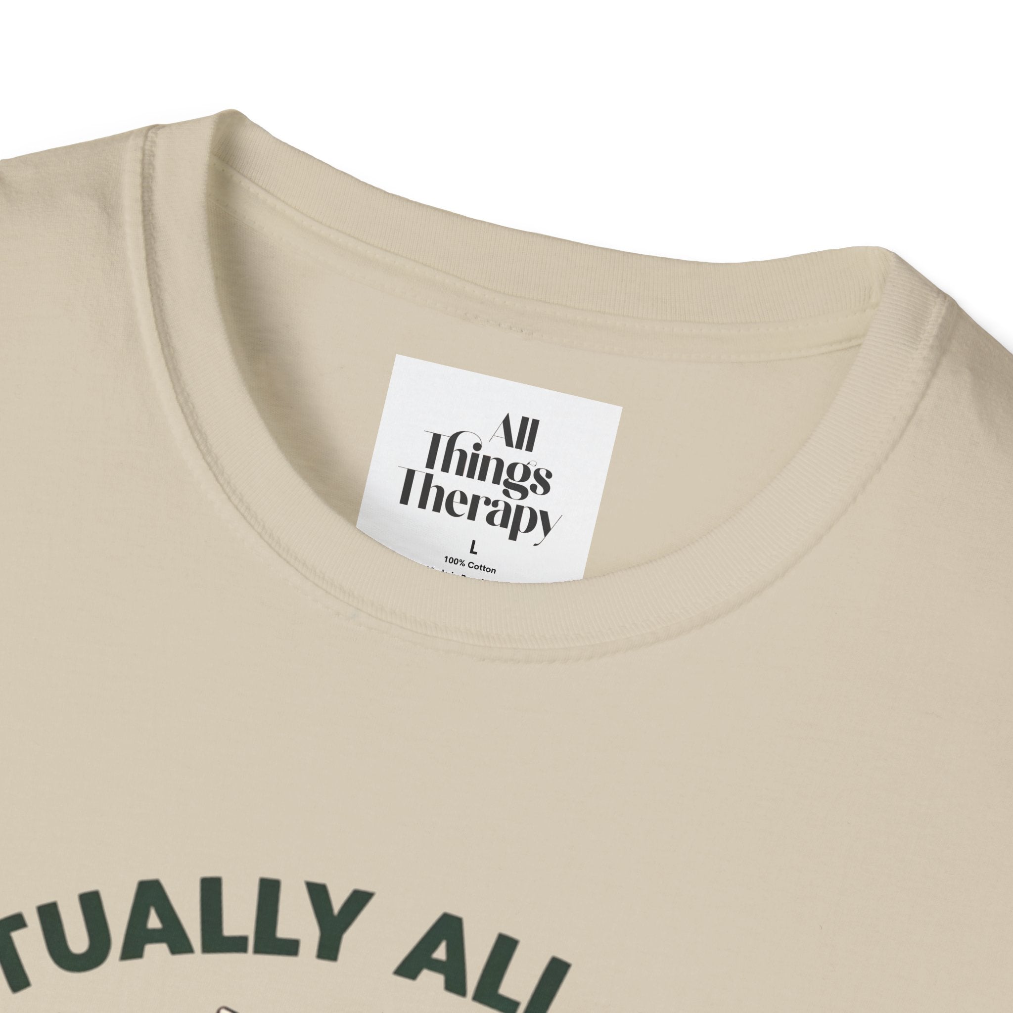 Bunny Graphic Tee - 'Actually All of My Systems Are Nervous' Unisex T-Shirt