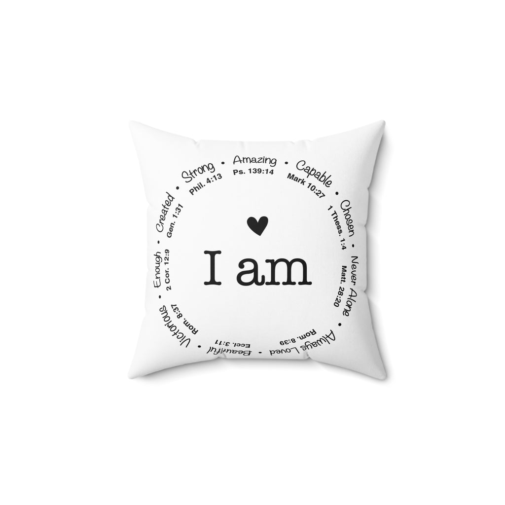 Spun Polyester Square Pillow