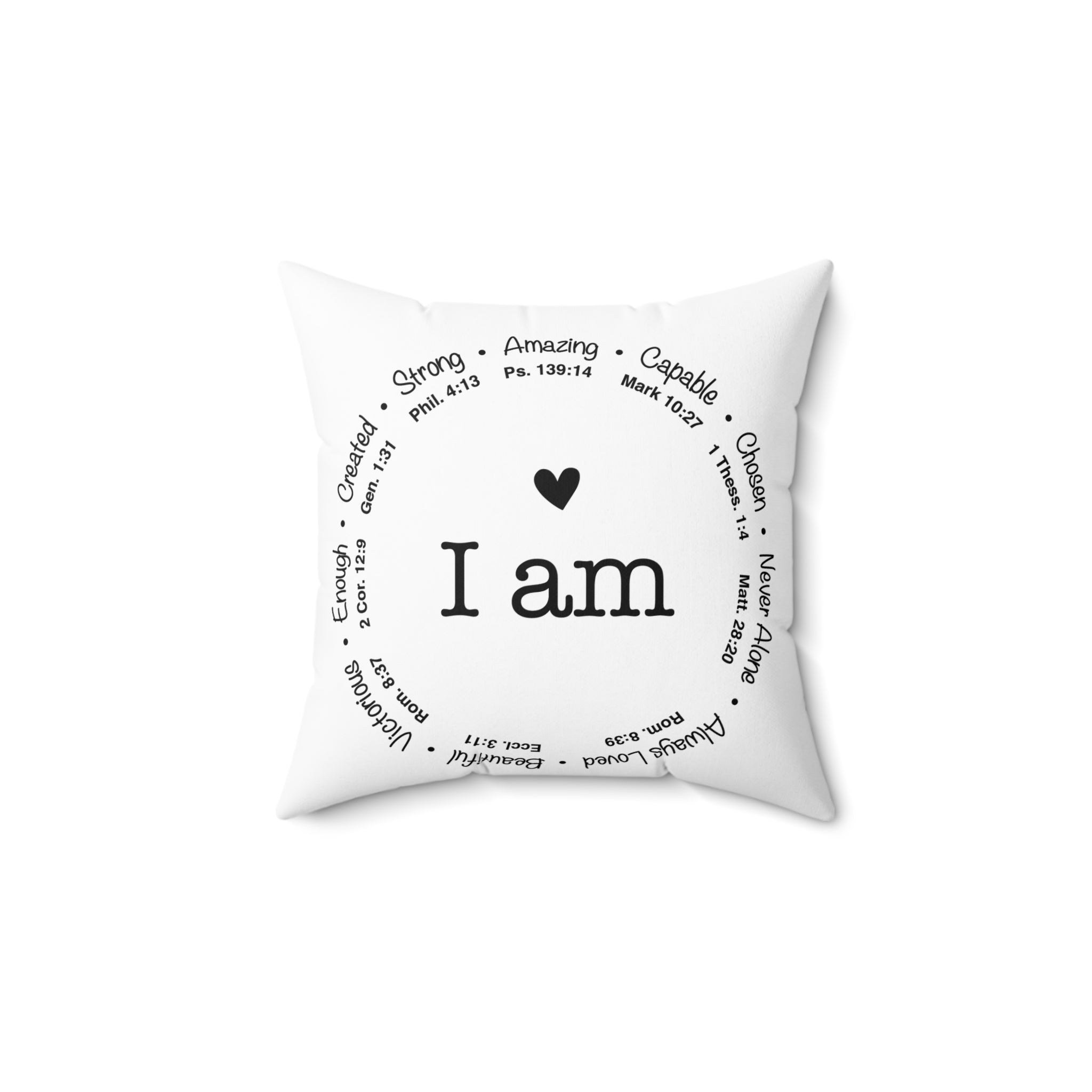 Spun Polyester Square Pillow