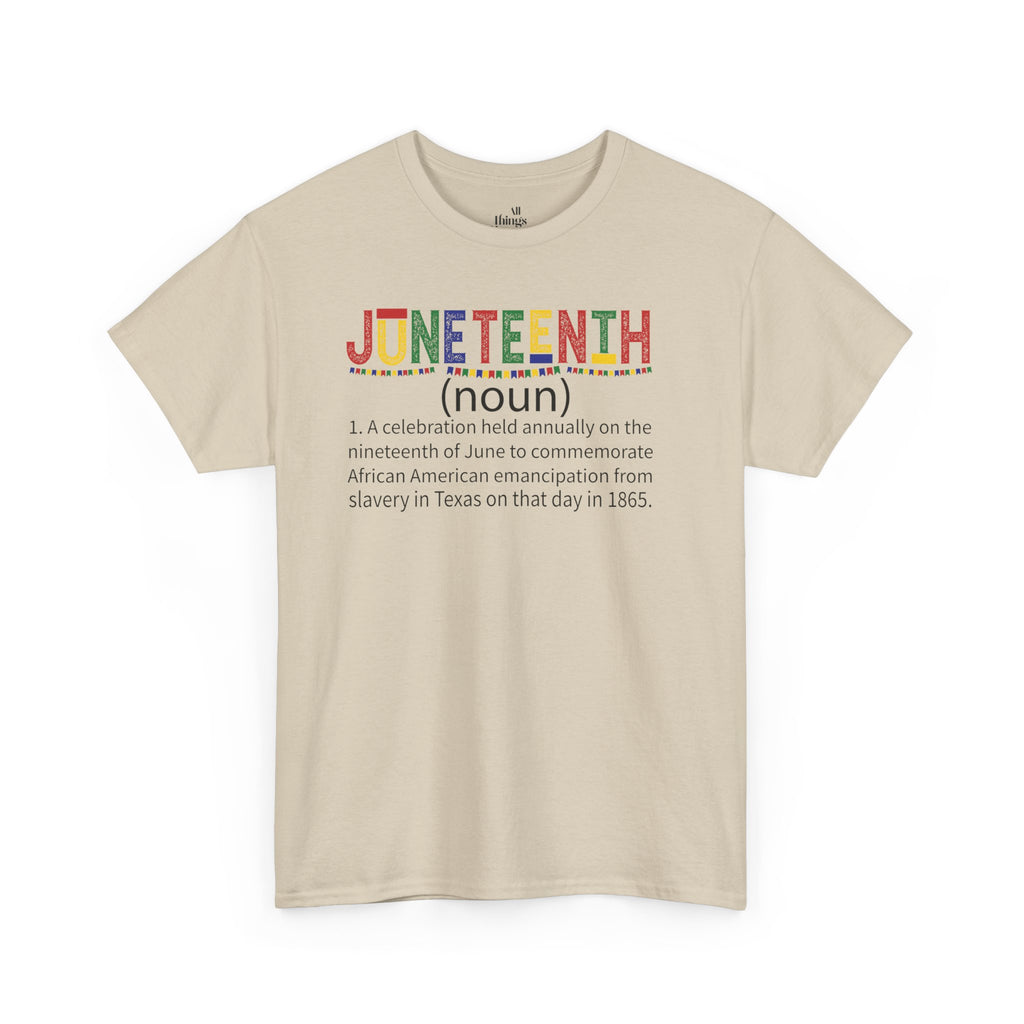 Juneteenth Unisex Heavy Cotton Tee, Celebrate Freedom, African American History Shirt, Equality Apparel, Juneteenth Gift, Community Unity