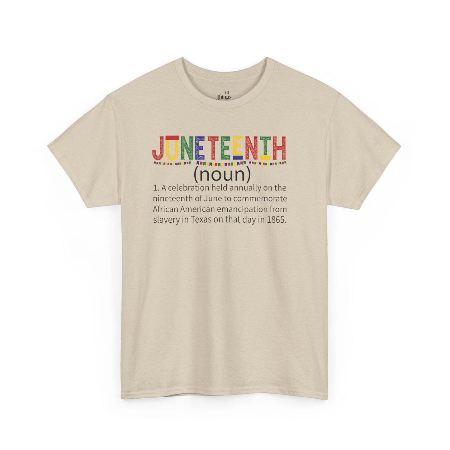 Juneteenth Unisex Heavy Cotton Tee, Celebrate Freedom, African American History Shirt, Equality Apparel, Juneteenth Gift, Community Unity