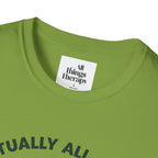 Bunny Graphic Tee - 'Actually All of My Systems Are Nervous' Unisex T-Shirt