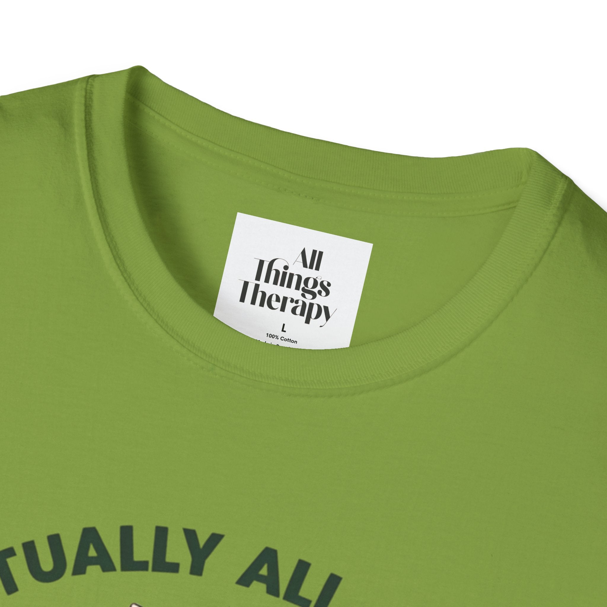 Bunny Graphic Tee - 'Actually All of My Systems Are Nervous' Unisex T-Shirt