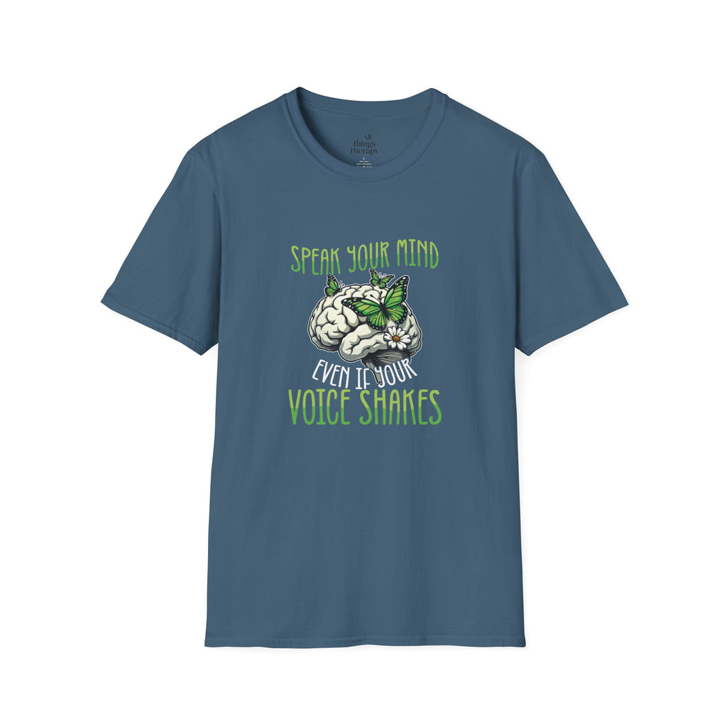 Speak Your Mind Graphic T-Shirt | Unisex Softstyle Tee for Self-Expression