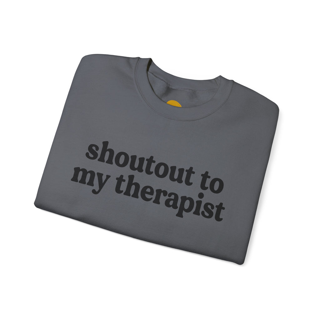 Ain't No Therapist Like The One I Got Unisex Heavy Blend™ Crewneck Sweatshirt