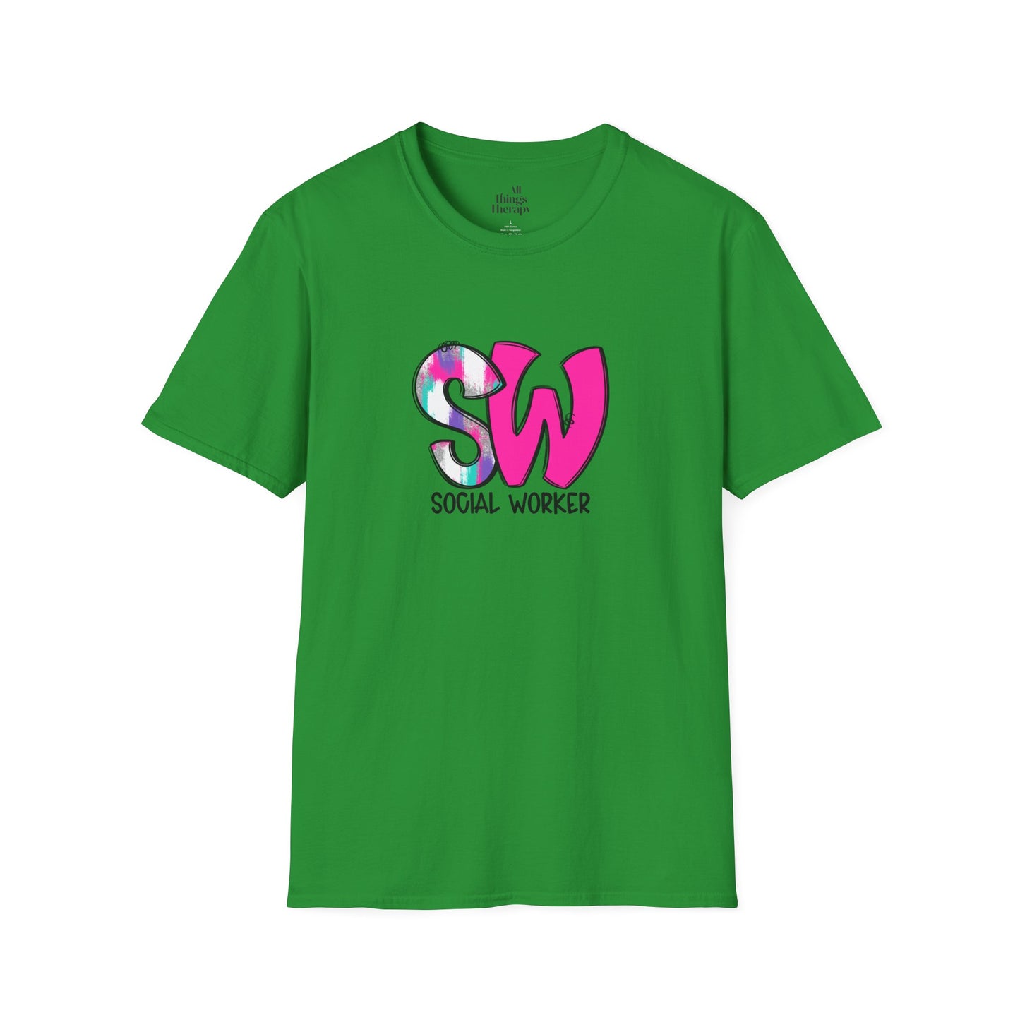 Social Worker Unisex Softstyle T-Shirt - Vibrant Supportive Tee for Social Workers