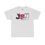 Unisex Heavy Cotton Tee, Jackson University Spirit Shirt, College Apparel, Graduation Gift, Casual Wear, School Pride Tee