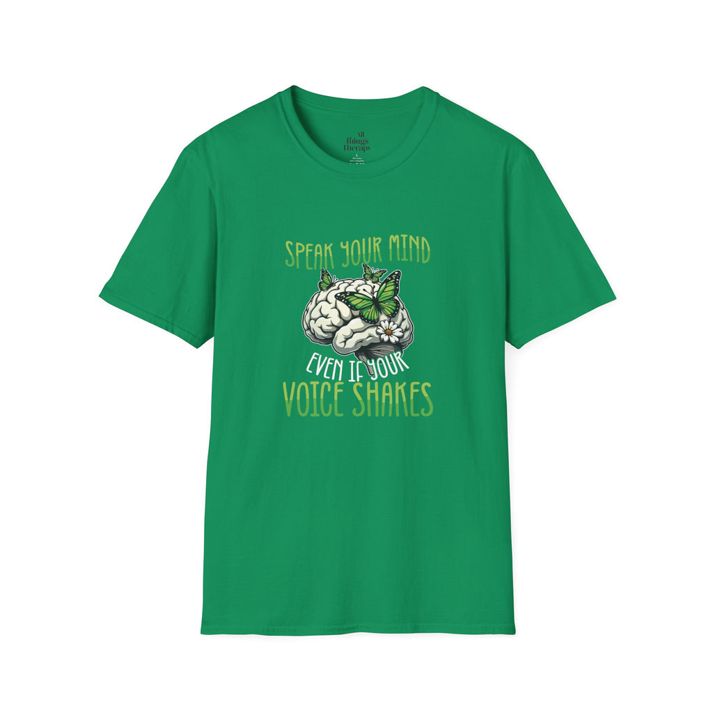 Speak Your Mind Graphic T-Shirt | Unisex Softstyle Tee for Self-Expression