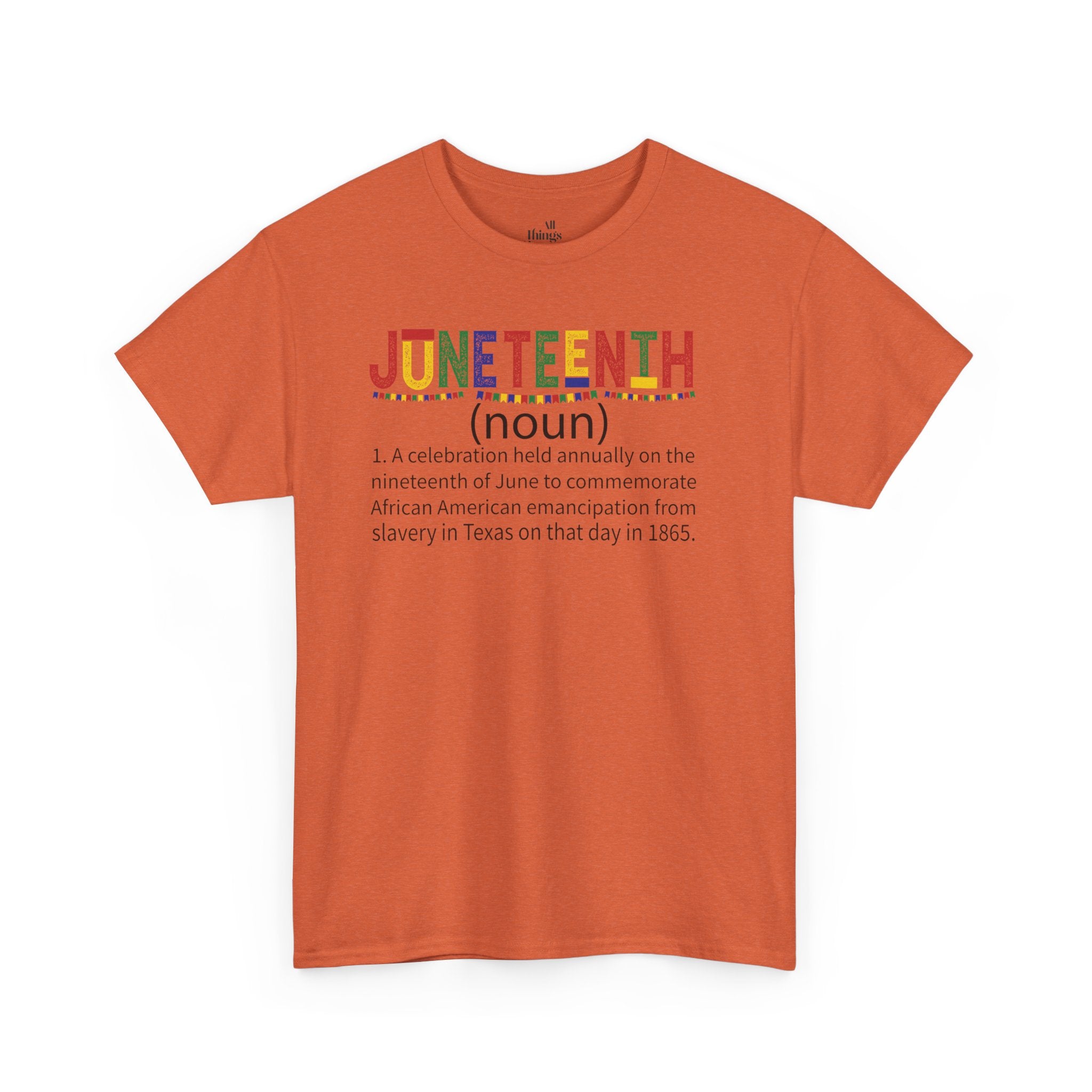 Juneteenth Unisex Heavy Cotton Tee, Celebrate Freedom, African American History Shirt, Equality Apparel, Juneteenth Gift, Community Unity