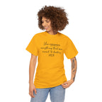 Inspirational Women’s Tee — "She Overcame Everything That Was Meant to Destroy Her"