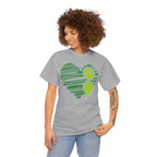 T‑Shirt — Green Scribble Heart “You Matter” Mental Health Awareness Tee