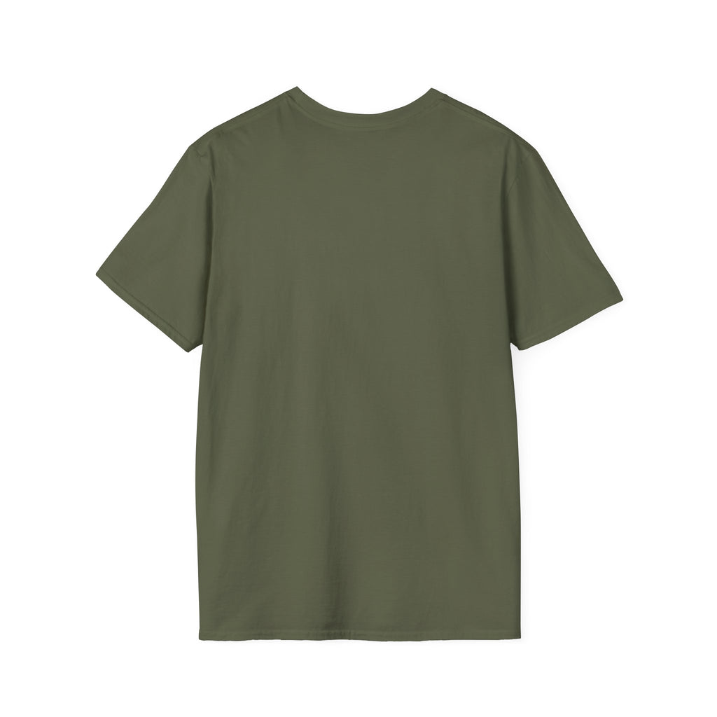 Mental Health Awareness Unisex Softstyle T-Shirt - Supportive Green Ribbon Design