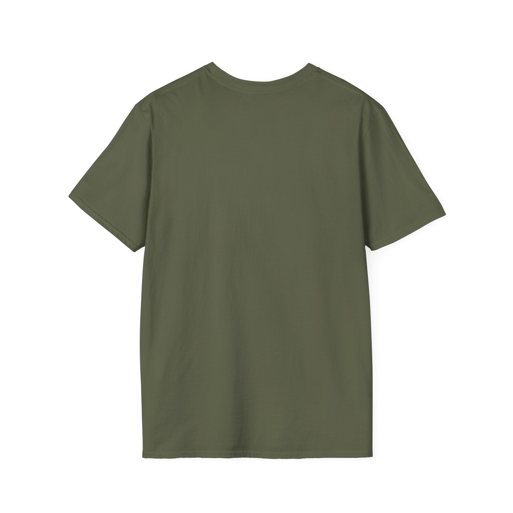 Mental Health Awareness Unisex Softstyle T-Shirt - Supportive Green Ribbon Design