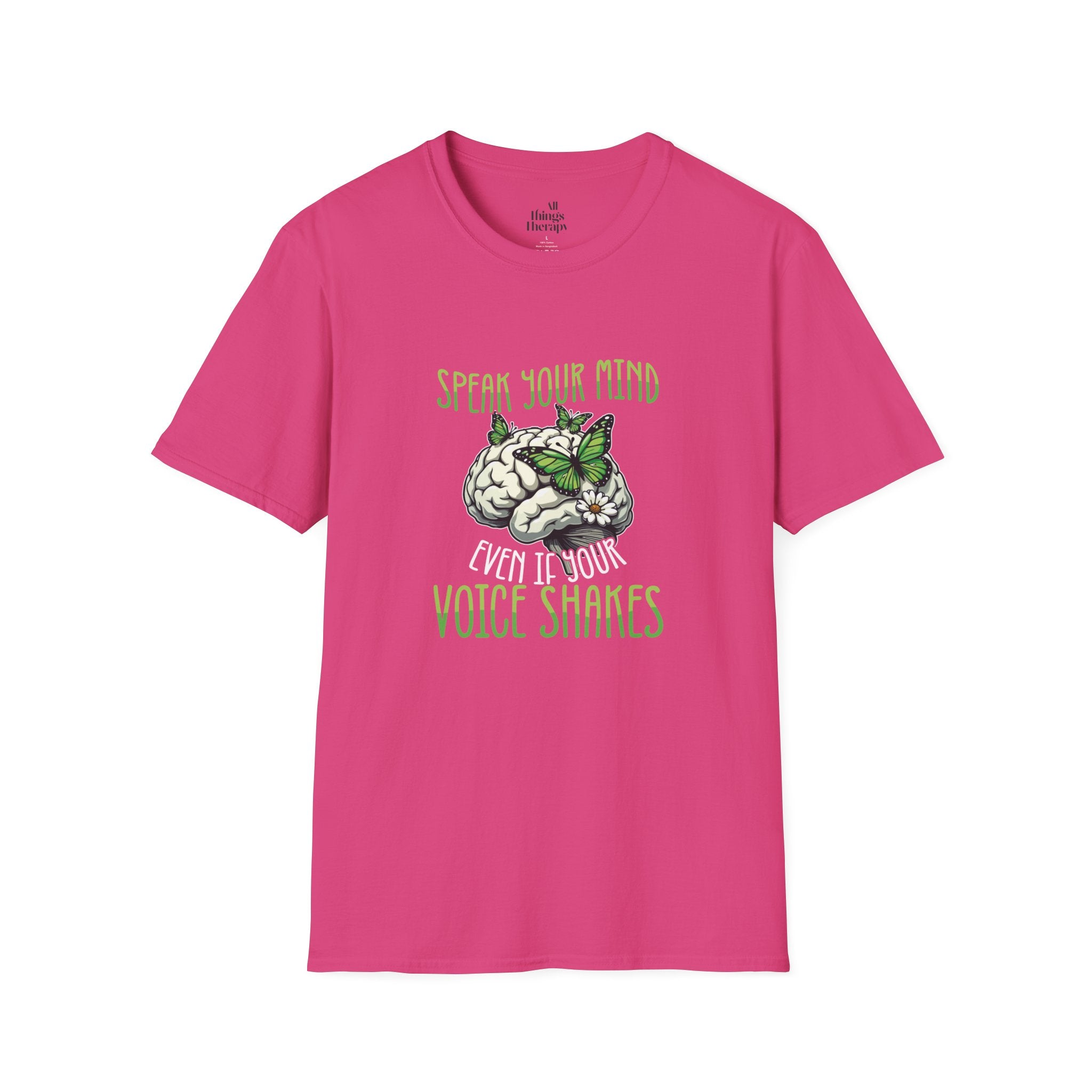 Speak Your Mind Graphic T-Shirt | Unisex Softstyle Tee for Self-Expression