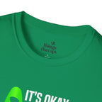 Unisex Softstyle T-Shirt - 'To Not' Green Ribbon Awareness Tee