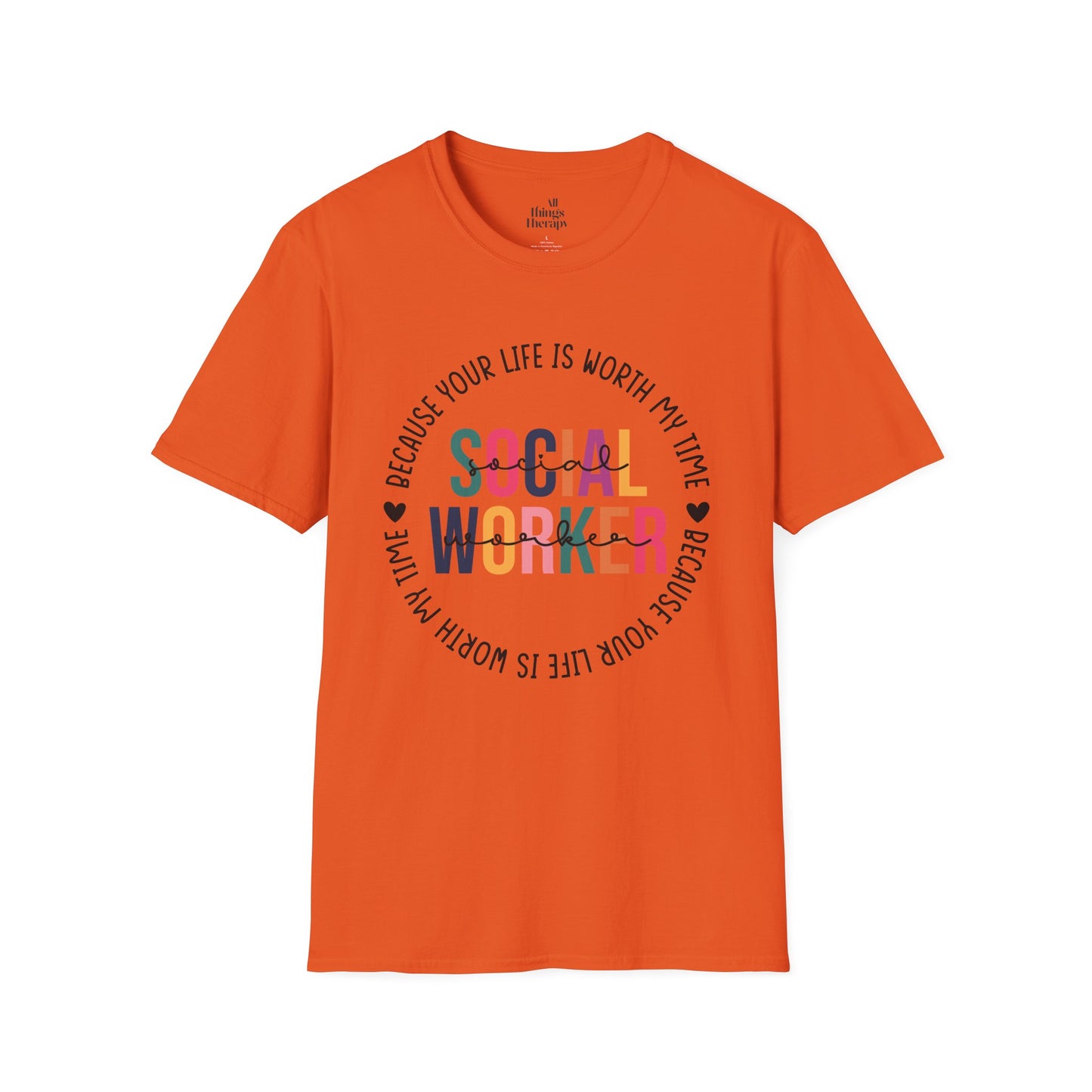 Social Worker Unisex Softstyle T-Shirt