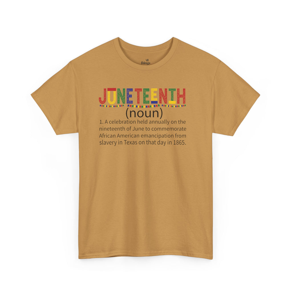 Juneteenth Unisex Heavy Cotton Tee, Celebrate Freedom, African American History Shirt, Equality Apparel, Juneteenth Gift, Community Unity