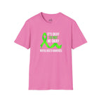 Unisex Softstyle T-Shirt - 'To Not' Green Ribbon Awareness Tee