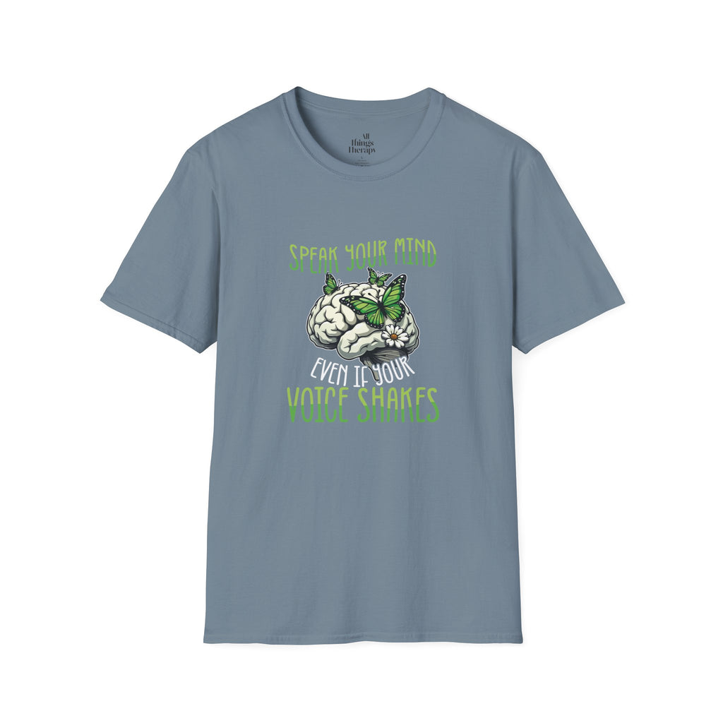 Speak Your Mind Graphic T-Shirt | Unisex Softstyle Tee for Self-Expression