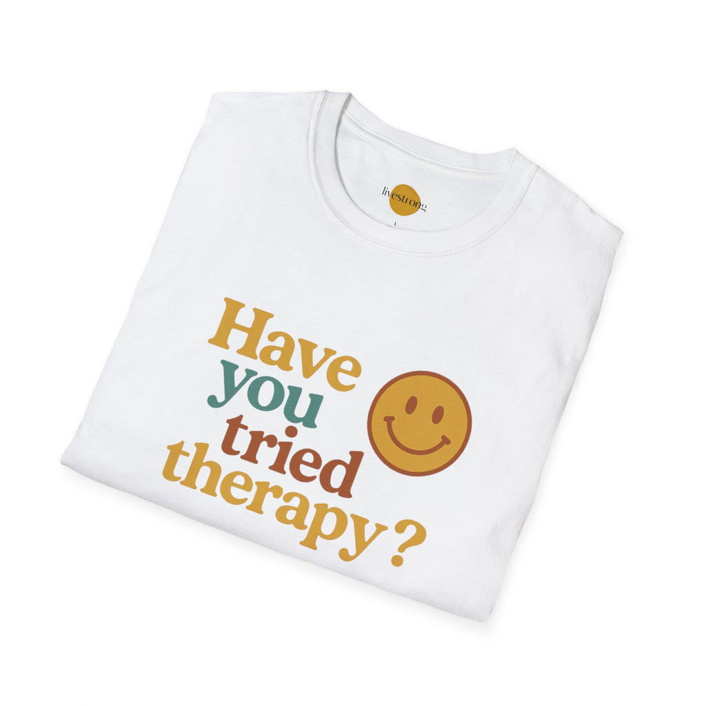 Mental Health Awareness Tee, Unisex Therapy Shirt, Positive Vibes T-Shirt, Self-Care Gift, Casual Wear for Everyone