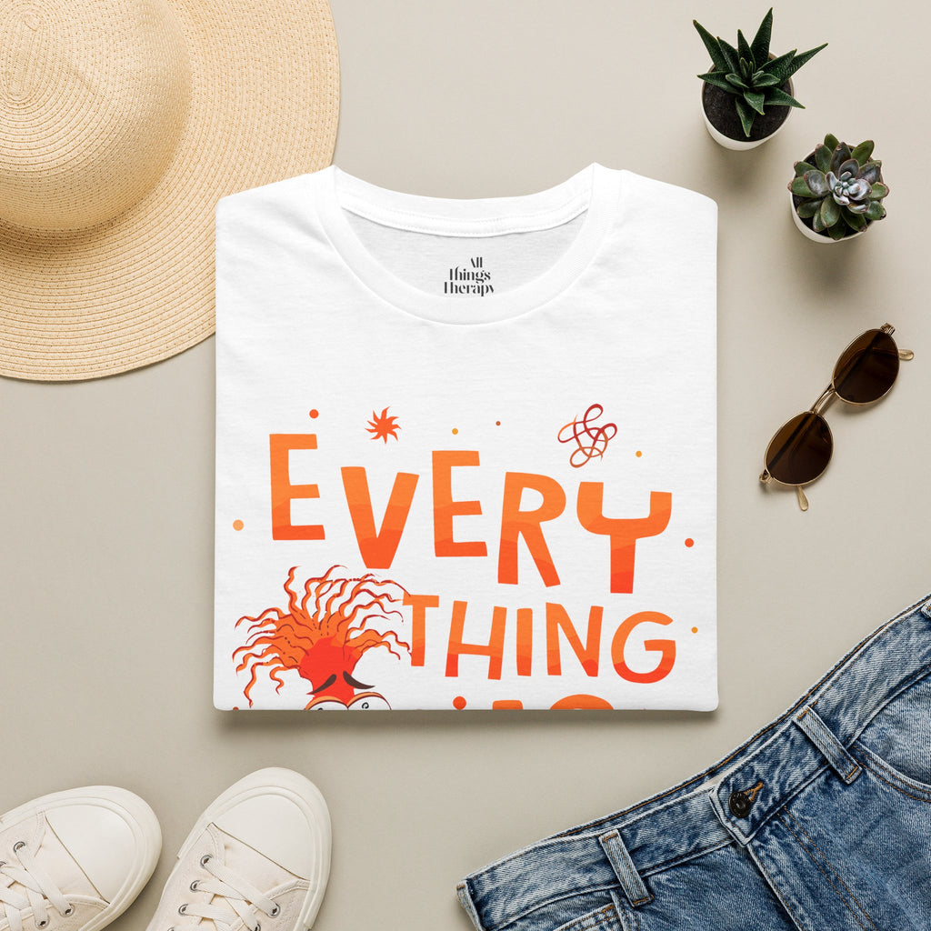 Everything Is Fine T-Shirt — Funny Retro Cartoon Stress Relief Tee
