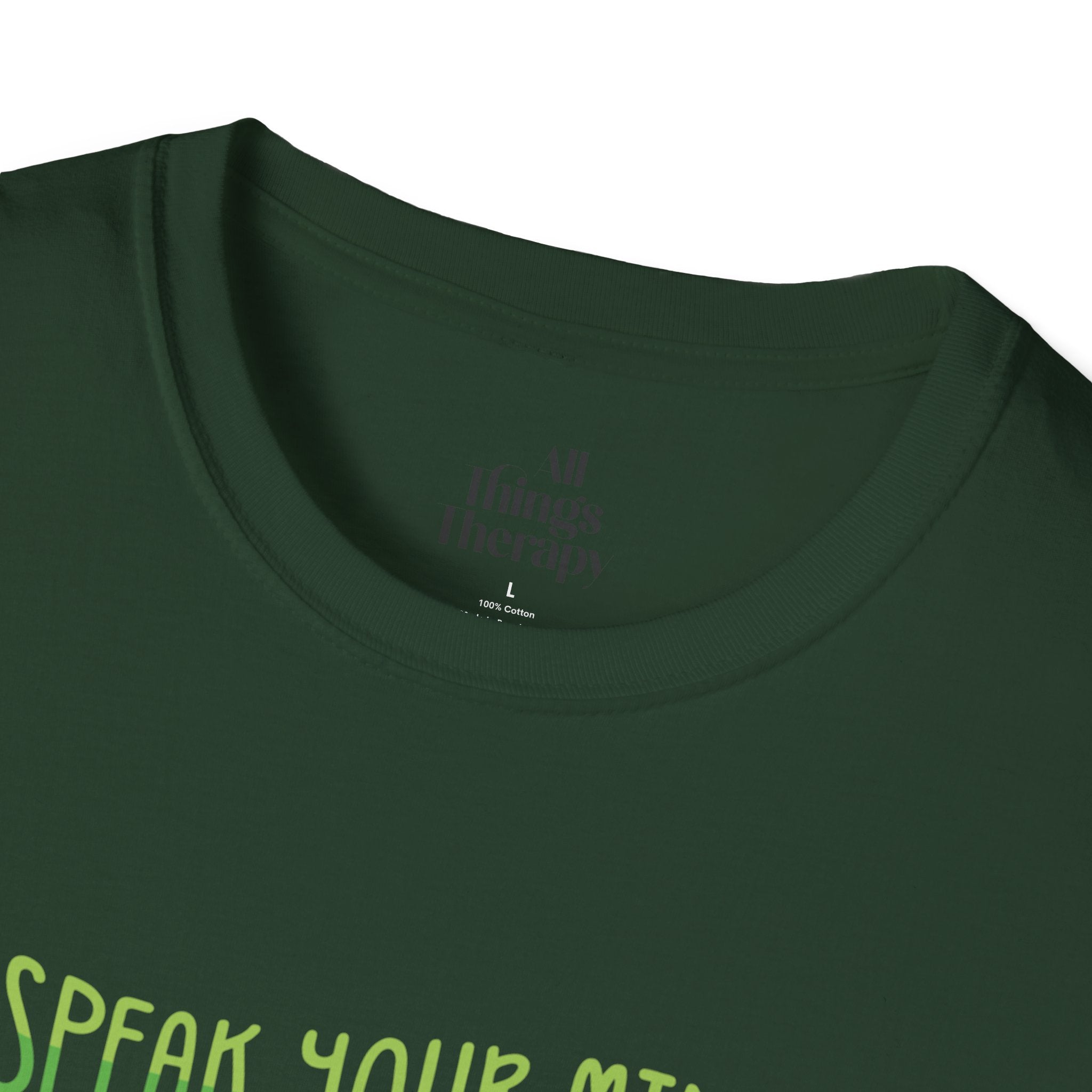 Speak Your Mind Graphic T-Shirt | Unisex Softstyle Tee for Self-Expression