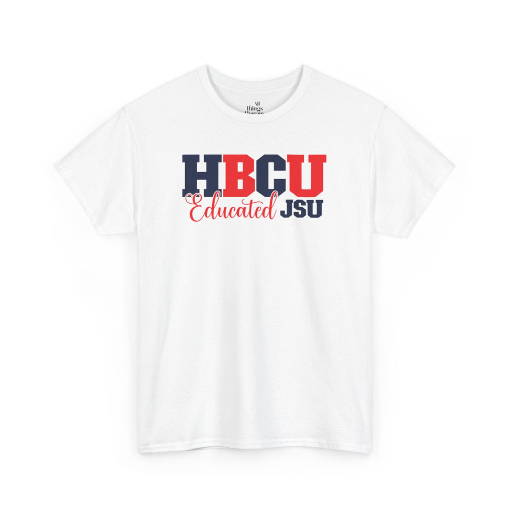 HBCU Educated Unisex Cotton Tee - College Spirit Wear, Graduation Gift, Black History Month, Inspirational Shirt, Casual Everyday Fashion