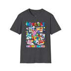 Inside Out Characters T‑Shirt — Colorful Pixar Emotion Graphic Tee