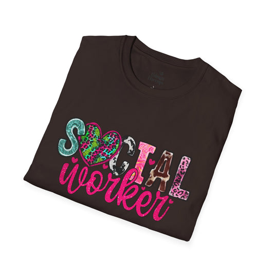 Social Worker Unisex Softstyle T-Shirt