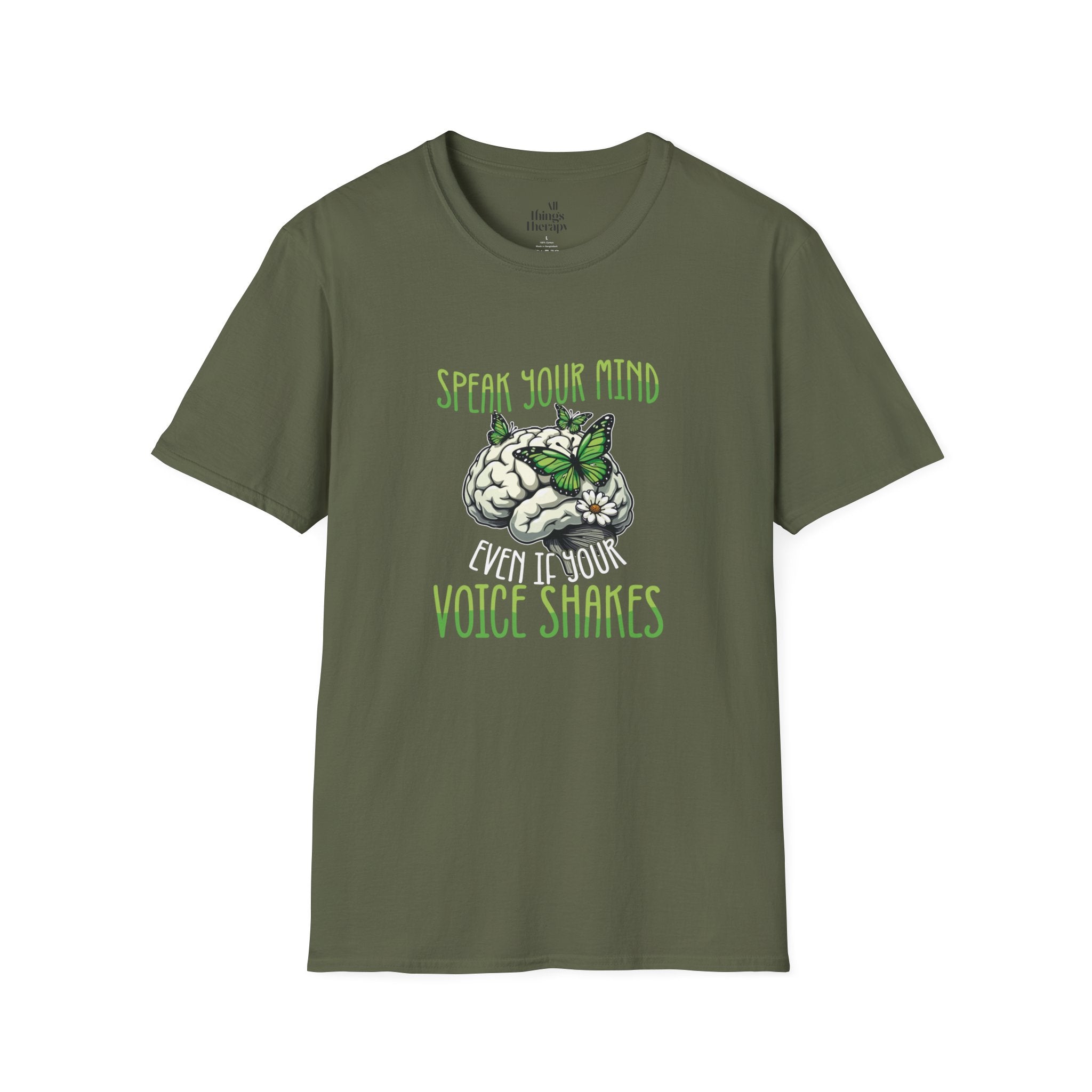 Speak Your Mind Graphic T-Shirt | Unisex Softstyle Tee for Self-Expression