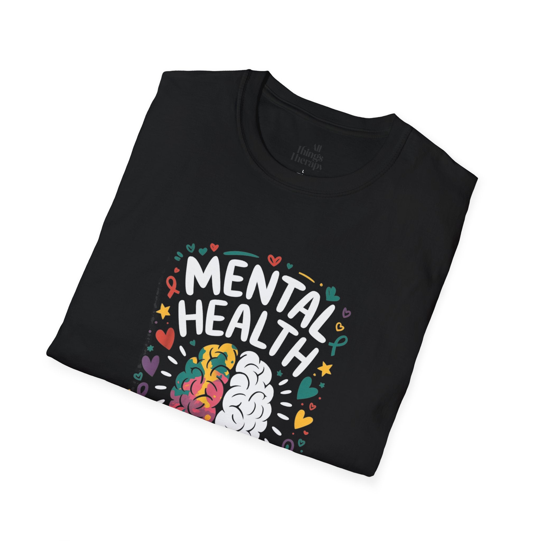 Mental Health Matters Unisex Softstyle T-Shirt | Support Mental Wellbeing