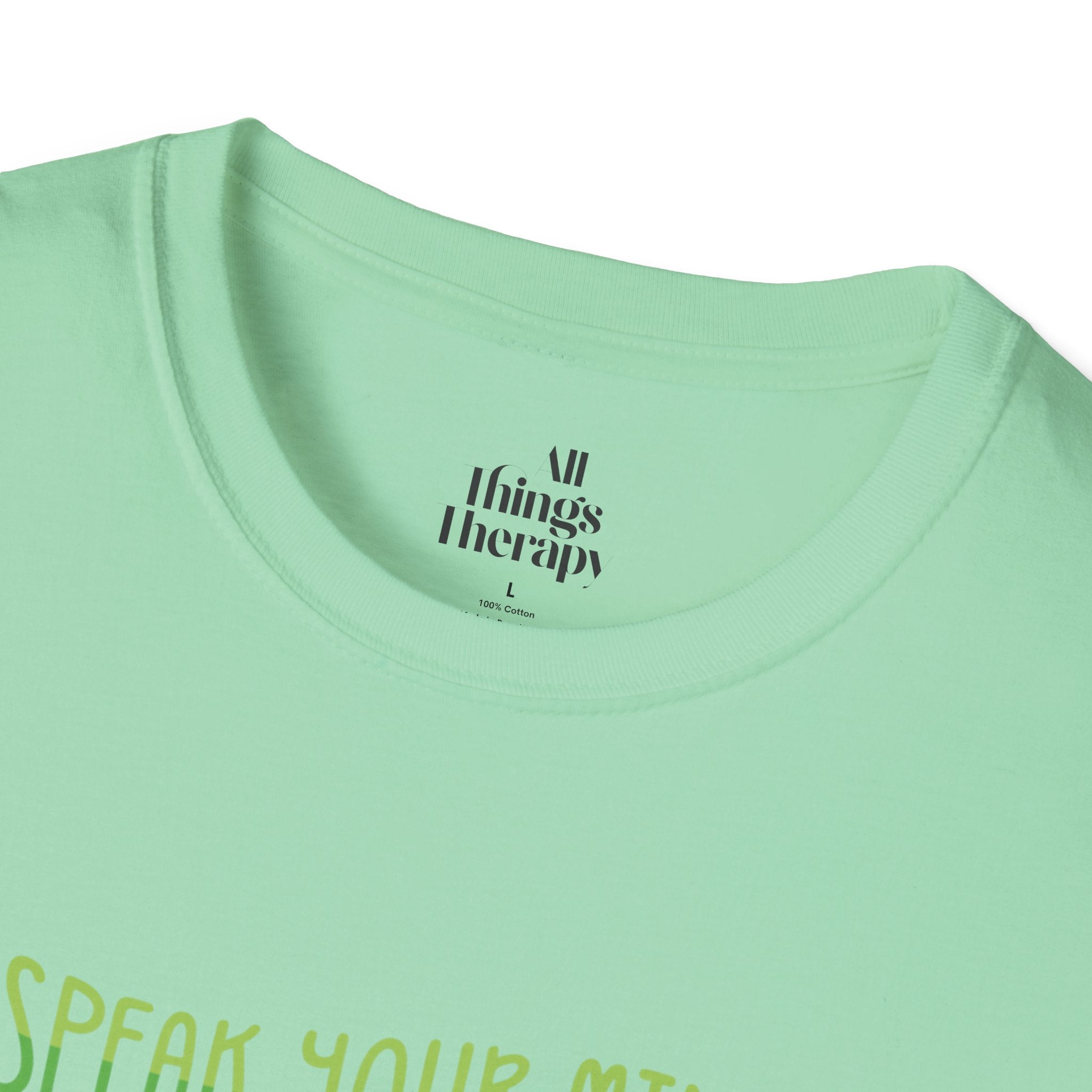 Speak Your Mind Graphic T-Shirt | Unisex Softstyle Tee for Self-Expression